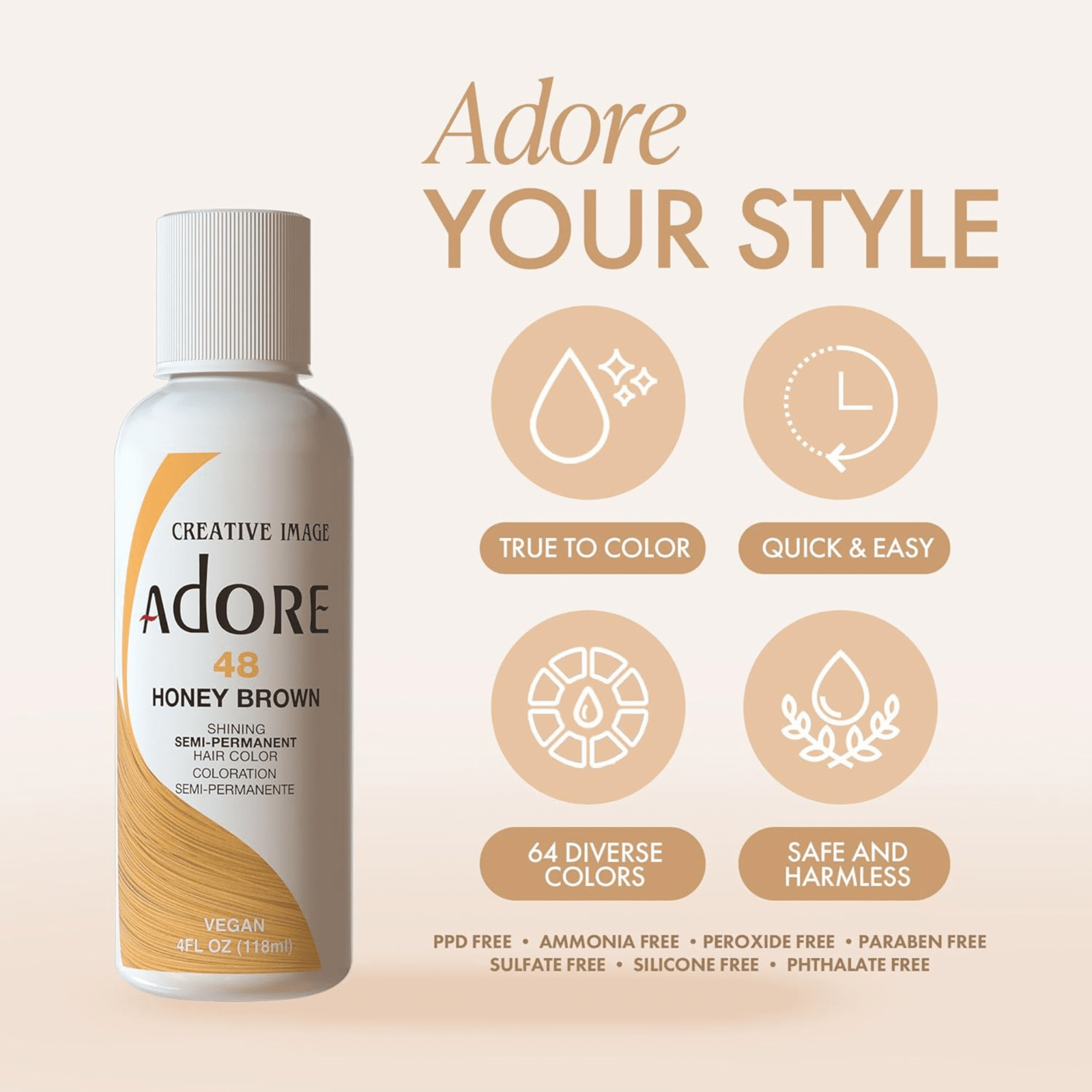Adore Semi-Permanent Hair Color – 039 Orange Blaze CoastalDistributionGroup (2)