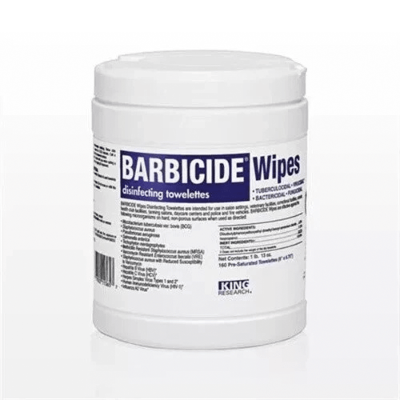 Barbicide Disinfecting Wipes 160 Count Canister (1) Barbicide Disinfecting Wipes 160 Count Canister (1)