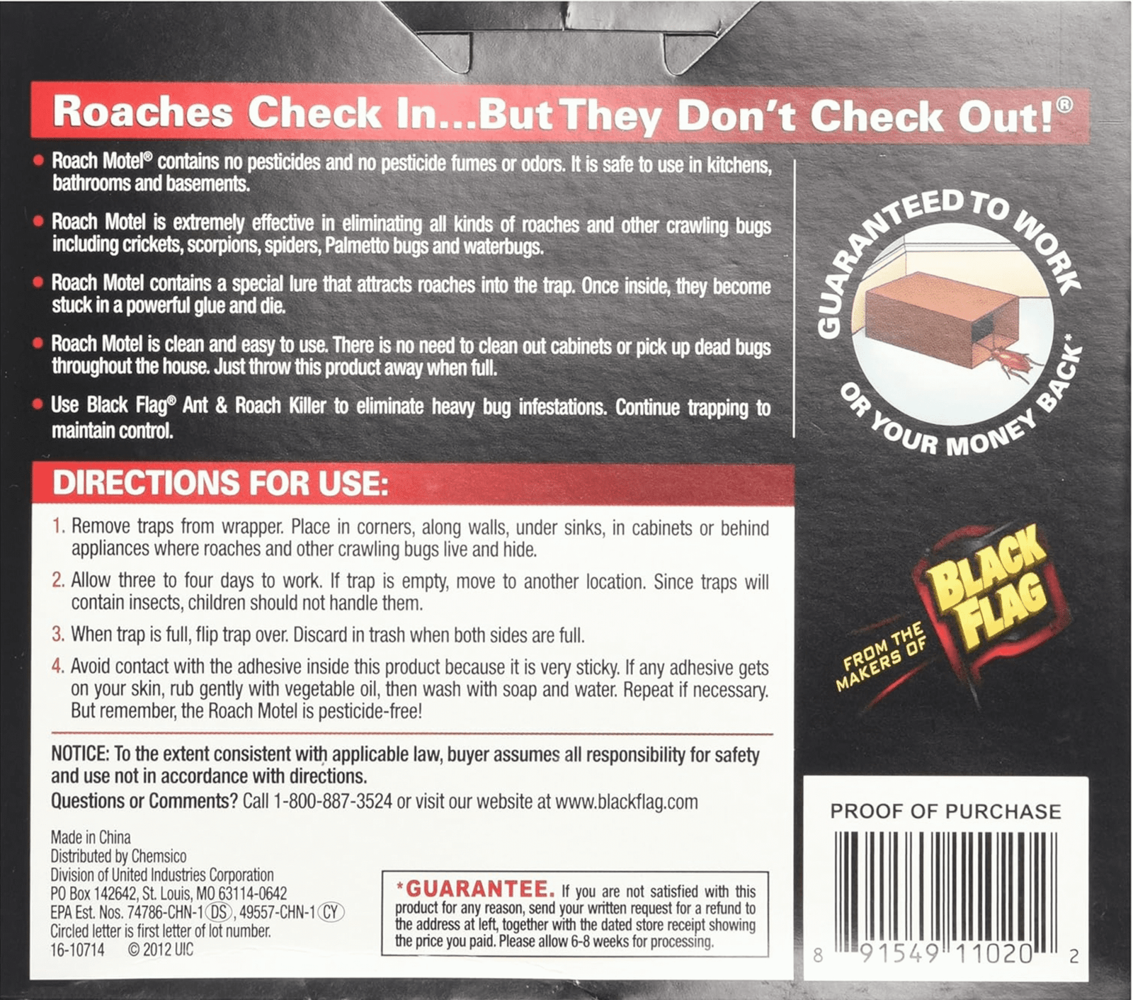 Black Flag Roach Motel Insect Trap Wholesale (2) Black Flag Roach Motel Insect Trap Wholesale (2)