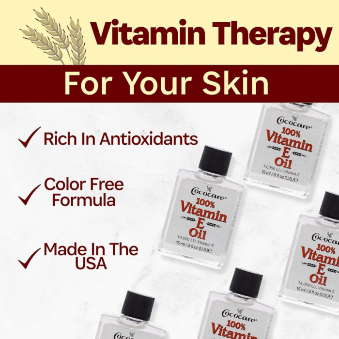 COCOCARE 100% Vitamin E Oil 14,000 IU (2)