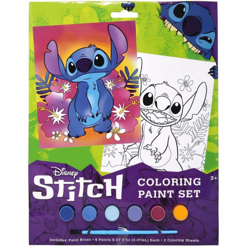 Disney Stitch Coloring Paint Set