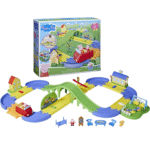 Peppa Pig All Around Peppa’s Town Playset with Car Track (1)