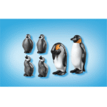 Wholesale – Playmobil Penguin Family Building Kit 2 Adult Penguins & 4 Chicks Educational Toy Set for Kids Compatible with Playmobil Zoo & Animal Sets - Image 3