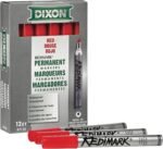 Dixon Industrial Permanent Markers, Red, 12 Ct - Image 2